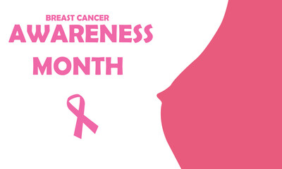 Breast Cancer Awareness Ribbon Background