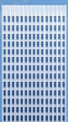 Obraz premium Modern Building Facade 3D Illustration