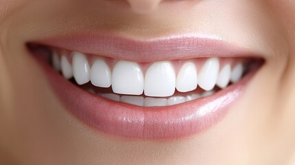 A patient undergoing professional teeth whitening with an LED light device, bright and fresh smile
