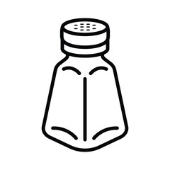 Salt & Pepper Shakers icon vector design template simple and clean