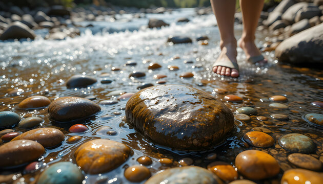 Barefoot in the Creek