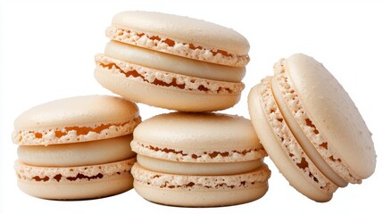 Indulge in the delightful allure of exquisitely crafted macarons, showcasing their delicate shells and creamy fillings These delectable treats, perfect for any occasion, evoke a sense of Parisian