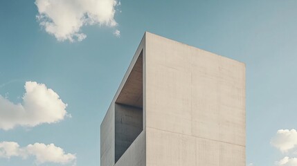 Brutalist Skyscraper Design Urban Landscape Architecture Photography Concrete Structure Modern Aesthetics