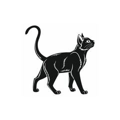 Obraz premium Cute Cat Vector Design