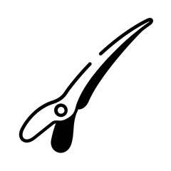 barbershop hair clip icon	