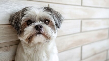 A dedicated pet grooming salon in Florida, where a small business owner lovingly trims a dog fur, offering personalized services in a pet-friendly boutique