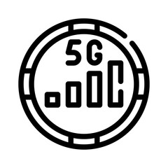 circle icon line icon