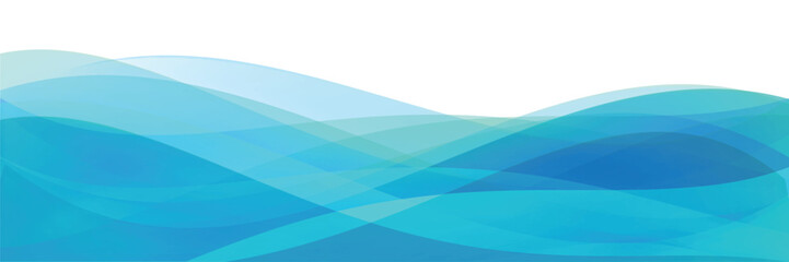 青　波　和柄　背景