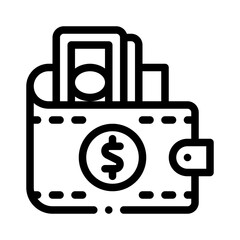 savings goals line icon