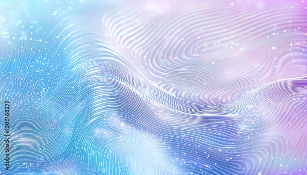 Aufkleber dynamic abstract patterns of light waves digital art vibrant colors artistic environment aerial view