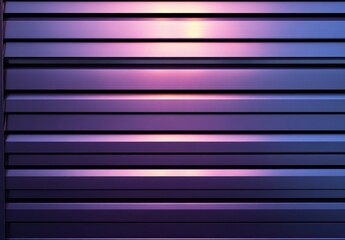 Obraz premium Abstract Pattern of Metallic Lines with Glossy Surface Reflecting Light in Shades of Purple and Blue Ideal for Backgrounds and Modern Design