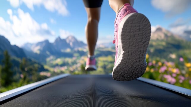 Virtual Reality Fitness: Immersive Exercise Experience on Treadmill with Projected Landscapes