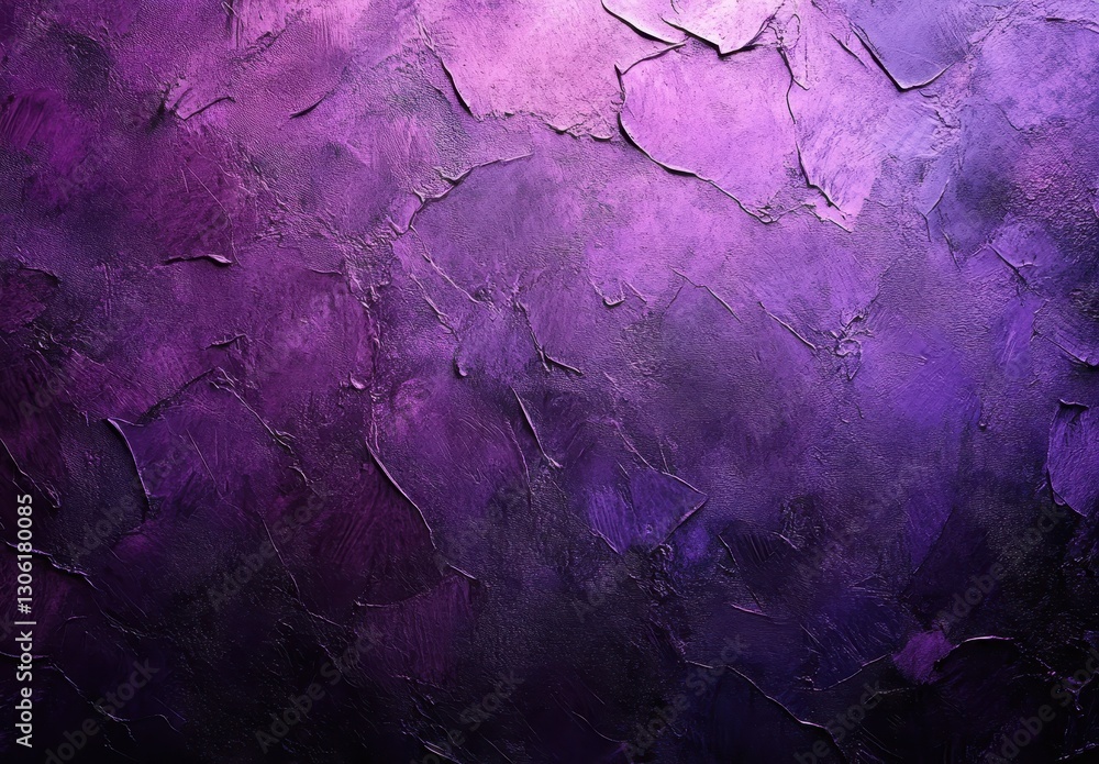 Poster abstract textured background showcasing a gradient of deep purple hues with intricate patterns and l