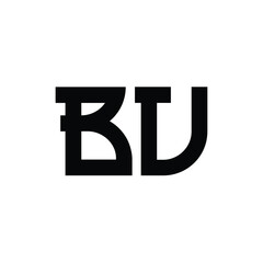 BV monogram logo design letter text name symbol monochrome logotype alphabet character simple logo
