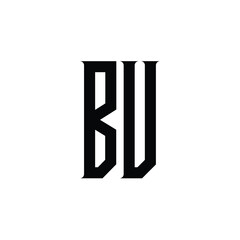 BV monogram logo design letter text name symbol monochrome logotype alphabet character simple logo