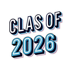 Bold and Strong Graduation Year 2026 Design