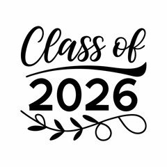 Modern and Sleek Class of 2026 Graduation D