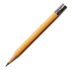 Close up of a classic wooden pencil.
