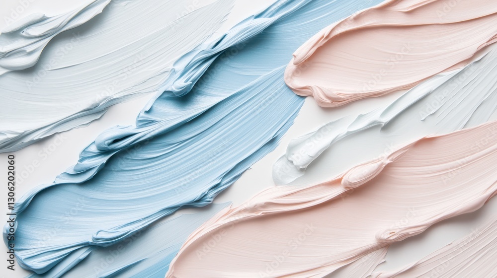 Poster beautifully blended pastel colors create a serene abstract background on a white canvas ideal for cr