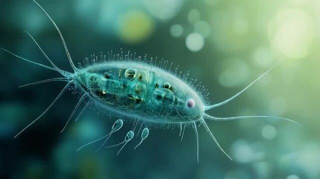 The amoeba moved gracefully through the water, using its pseudopodia to capture tiny food particles.