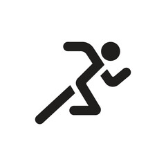 Fast run icon template, rush icon for graphic design, logo, web site, social media, mobile app, ui illustration
