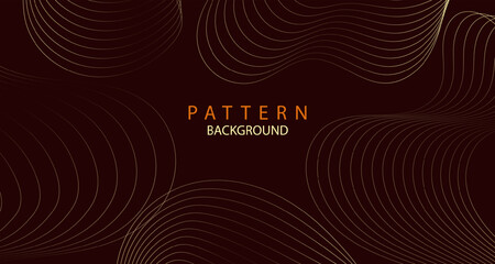 Pattern abstract dark gold background, business technology digital communication template, ai artificial intelligence creative illustration element, banner poster cover pattern graphic vector.