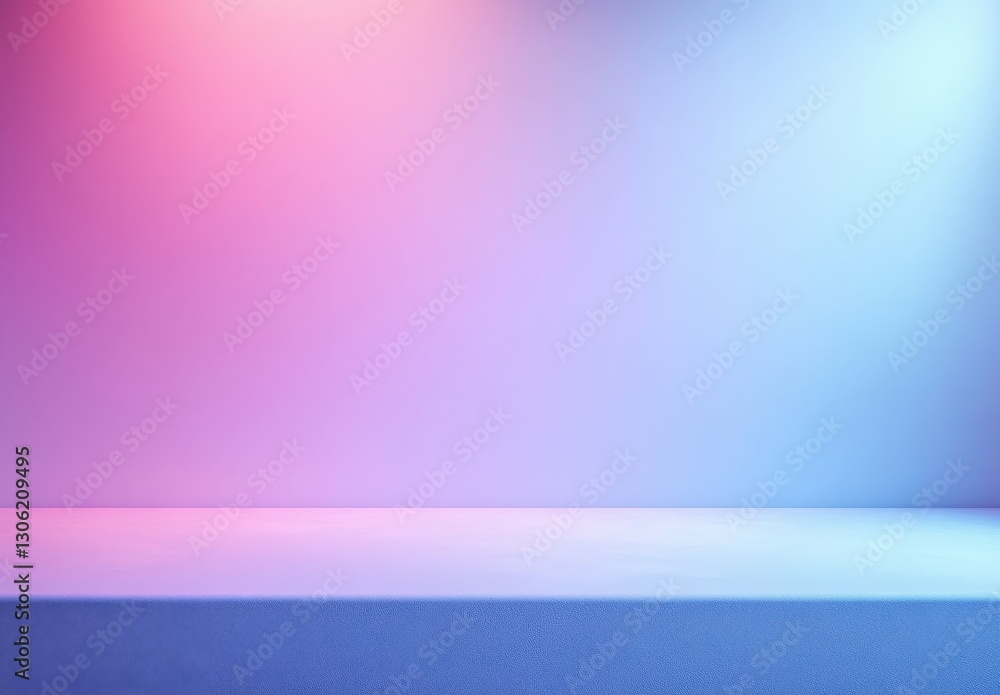 Poster contemporary abstract background with colorful gradient lighting showcasing a minimalistic display a