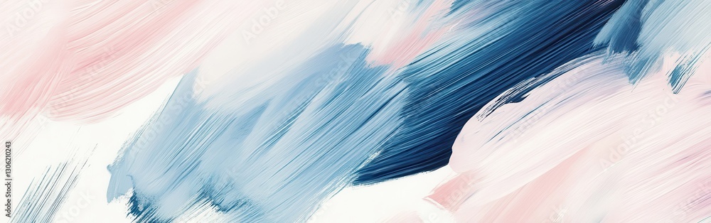 Poster elegant translucent strokes create a soothing composition in muted pastel tones with soft textures