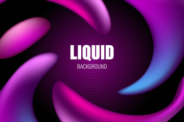 Liquid abstract dark purple background, business technology digital communication template, ai artificial intelligence creative illustration element, banner poster cover pattern graphic vector.