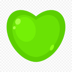 Hand drawn heart on white background. Valentines Day vector elements heart shapes love