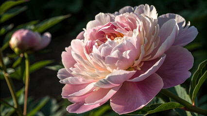 Velvet-Like Peony Background with Soft Petal Texture. Perfect for: Chinese New Year, weddings, luxury events