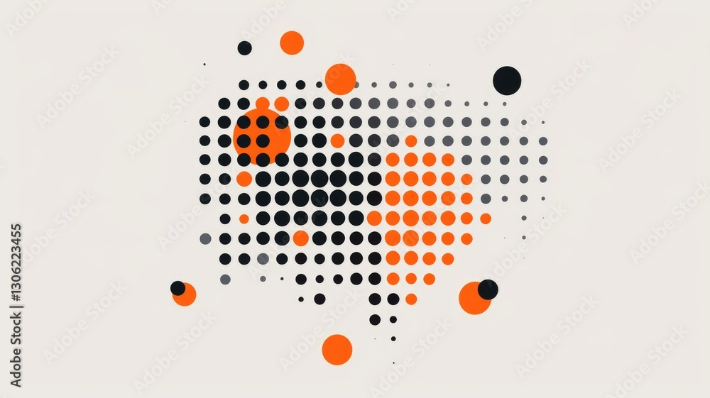 Aufkleber sleek design for tech company showcasing modern graphics abstract innovation design of technology wi