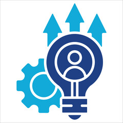Professional Development Simple Icon Vector Illustration Concept