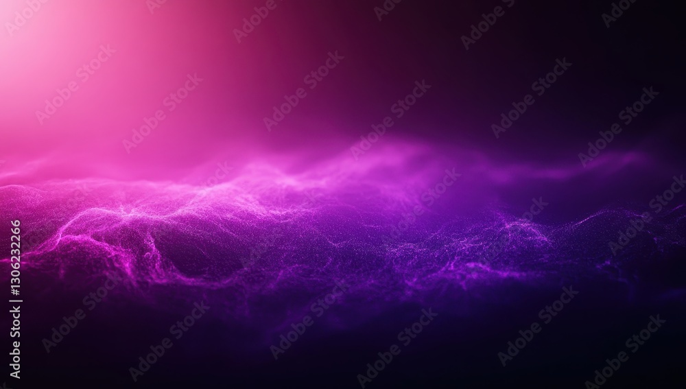 Aufkleber ethereal abstract background with vibrant pink and purple waves creating a dreamy digital atmosphere