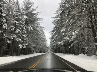 road in winter