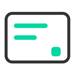 Common black and green icon pack