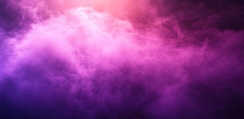 Fototapeta premium Ethereal Smoke Dance in Pink and Purple Hues Creating a Dreamlike Atmosphere for Backgrounds and Designs, Invoking Mysterious and Serene Vibes