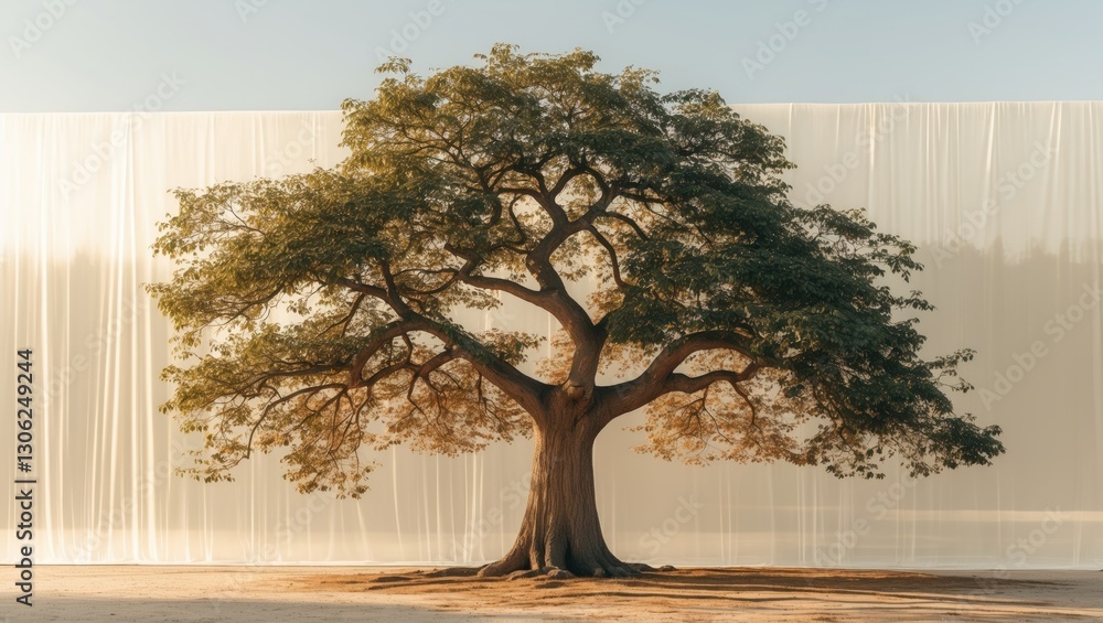 Poster isolated tree set against a transparent backdrop.