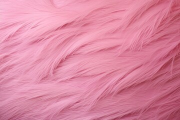 Fototapeta premium Abstract pink background made of fur or feathers. Soft fluffy texture made from natural material.