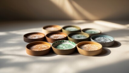 Creation and printing of a collection of circular designs