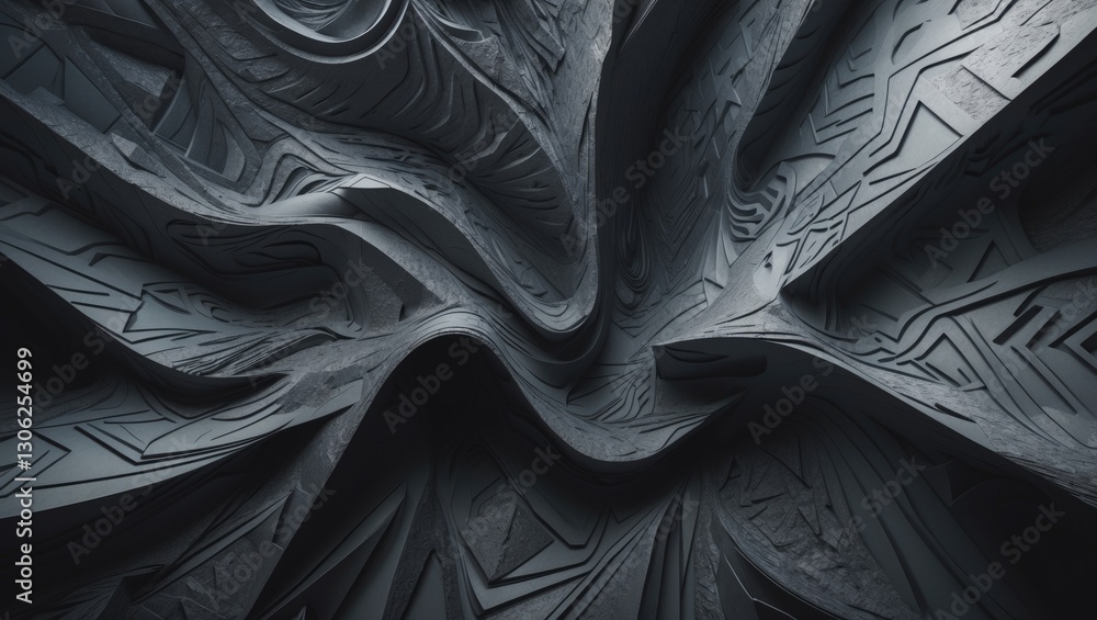 Poster geometric design texture, compilation of monochrome continuous patterns. decorative element for inte