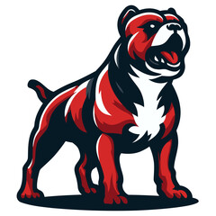 Pitbull vector and illustrations