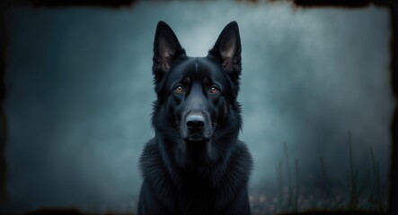 dark-coated German shepherd&ccedil;&Scaron;&not;