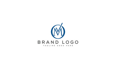 Obraz premium Creative MV logo for Branding and Startups.