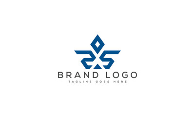 Creative RS logo for Branding  and Startups.