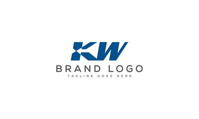 Creative KW logo for Branding  and Startups.