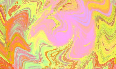 Vibrant Abstract Swirl Design with Pastel Hues