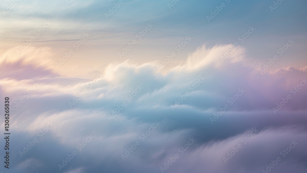 Poster soft cloud backdrop in a gradient of abstract colors.