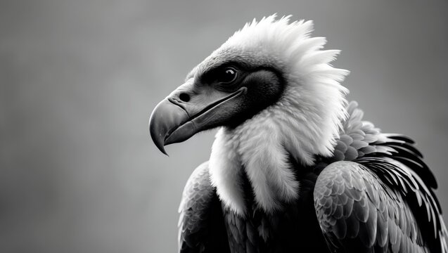 Andean vulture (Vultur gryphus). Wild creature.