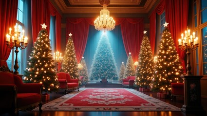 Stunning indoor Christmas decorations